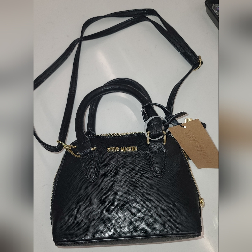 NWT Steve Madden Bfaith mini crossbody Black  bag